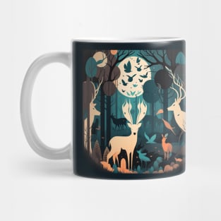 Enchanted Forest with Magical Animals Mug